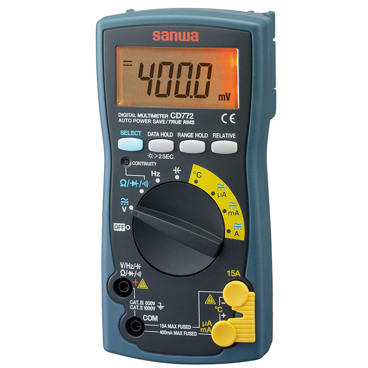 日本三和（sanwa）CD772緊湊型數(shù)字萬用表